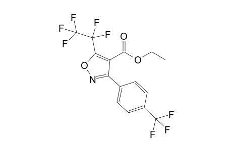 ETHYL-5-(PENTAFLUOROETHYL)-3-[4-(TRIFLUOROMETHYL)-PHENYL]-4-ISOXAZOLE-CARBOXYLATE