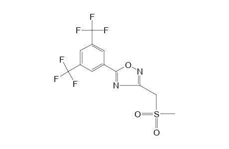 5-(alpha,alpha,alpha,alpha',alpha',alpha'-HEXAFLUORO-3,5-XYLYL)-3-[(METHYLSULFONYL)METHYL]-1,2,4-OXADIAZOLE