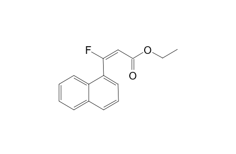 (E)-Ethyl 3-(1-naphthyl)-3-fluoro-2-propenoate