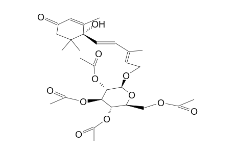trans-ABSCISIC ALCOHOL-beta-D-GLUCOPYRANOSIDE (ACETYLATED)