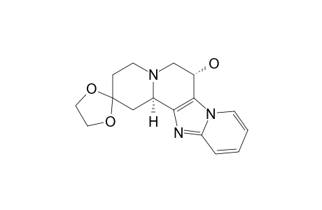 7-HYDROXYPYRIDO-[1',2':1,2]-IMIDAZO-[4,5-A]-QUINOLIZIDIN-2-ONE-ETHYLENE-ACETAL