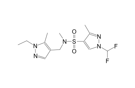 1H-pyrazole-4-sulfonamide, 1-(difluoromethyl)-N-[(1-ethyl-5-methyl-1H-pyrazol-4-yl)methyl]-N,3-dimethyl-
