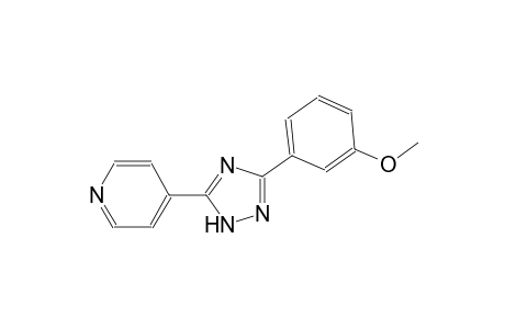 pyridine, 4-[3-(3-methoxyphenyl)-1H-1,2,4-triazol-5-yl]-