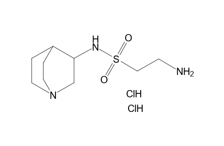 2-amino-N-3-quinuclidinylethanesulfonamide, dihydrochloride