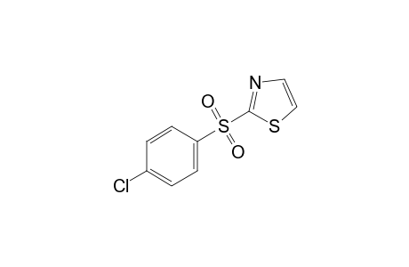 2-[(p-chlorophenyl)sulfonyl]thiazole