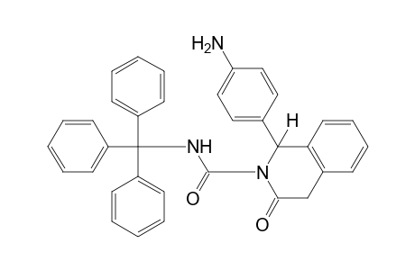 1-(p-aminophenyl)-3,4-dihydro-3-oxo-N-trityl-2(1H)-isoquinolinecarboxamide