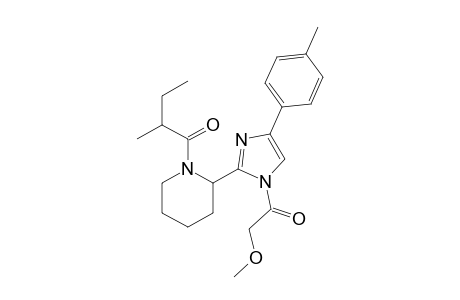 1-(2-(1-(2-methoxyacetyl)-4-(p-tolyl)-1H-imidazol-2-yl)piperidin-1-yl)-2-methylbutan-1-one