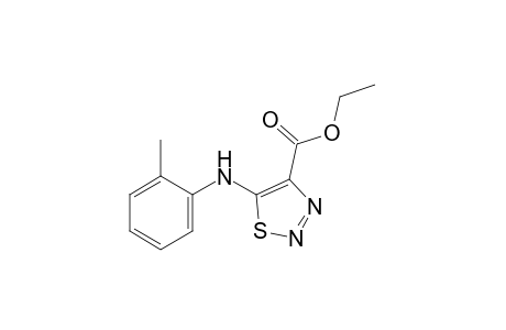 5-(o-toluidino)-1,2,3-thiadiazole-4-carboxylic acid, ethyl ester