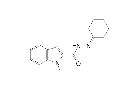 1-methylindole-2-carboxylic acid, cyclohexylidenehydrazide