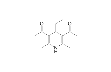 3,5-diacetyl-1,4-dihydro-2,6-dimethyl-4-ethylpyridine