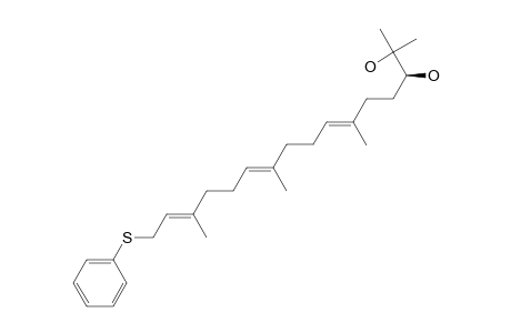 6,10,14-Hexadecatriene-2,3-diol, 2,6,10,14-tetramethyl-16-(phenylthio)-, [S-(E,E,E)]-