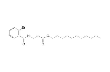 .beta.-Alanine, N-(2-bromobenzoyl)-, undecyl ester