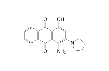 1-amino-4-hydroxy-2-(1-pyrrolidinyl)anthra-9,10-quinone