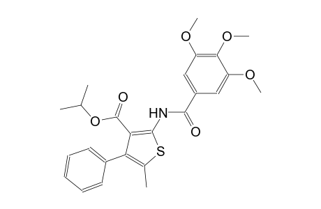 isopropyl 5-methyl-4-phenyl-2-[(3,4,5-trimethoxybenzoyl)amino]-3-thiophenecarboxylate