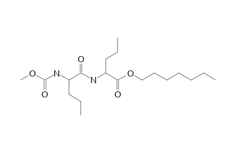 L-Norvalyl-L-norvaline, N-methoxycarbonyl-, heptyl ester