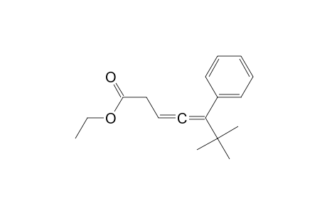 ETHYL-6,6-DIMETHYL-5-PHENYL-3,4-HEPTADIENOATE