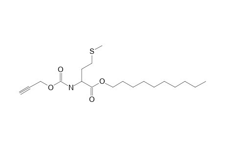 L-Methionine, N-propargyloxycarbonyl-, decyl ester