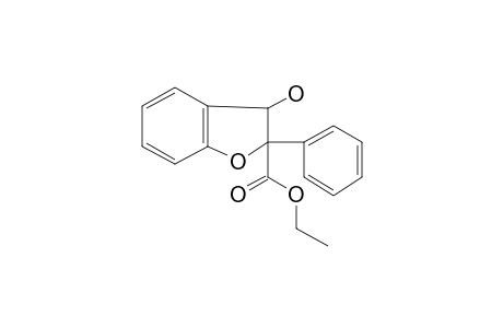 2-Benzofurancarboxylic acid, 2,3-dihydro-3-hydroxy-2-phenyl-, ethyl ester