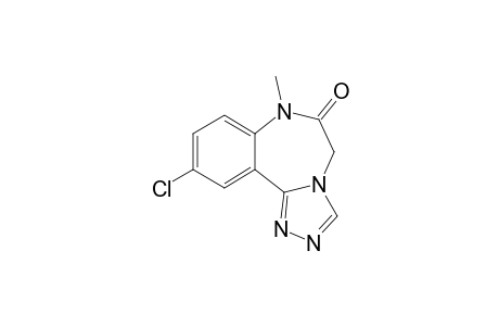 10-chloranyl-7-methyl-5H-[1,2,4]triazolo[4,3-d][1,4]benzodiazepin-6-one