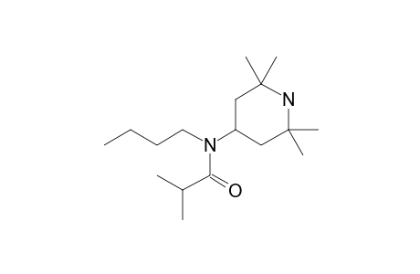 N-Butyl-2,2,6,6-tetramethyl-4-piperidinamine, N-(2-methylpropionyl)-