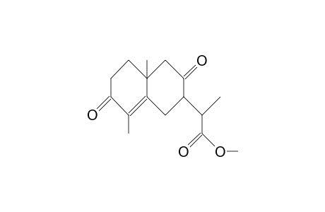 (11S)-3,8-Dioxo-7aH-eudesm-4-en-12-oic acid, methyl ester