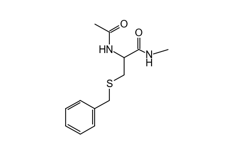 L-2-acetamido-3-(benzylthio)-n-methylpropionamide