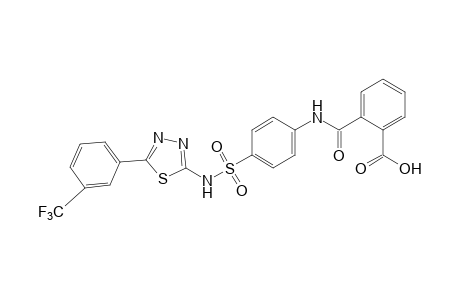 4'-{[5-(alpha,alpha,alpha-trifluoro-m-tolyl)-1,3,4-thiadiazol-2-yl]sulfamoyl}phthalanilic acid