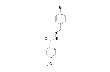 N'-[(E)-(4-Bromophenyl)methylidene]-4-methoxybenzohydrazide