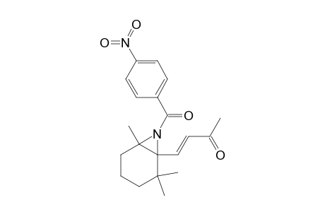 7-Azabicyclo[4.1.0]heptane, 2,2,6-trimethyl-7-(4-nitrobenzoyl)-1-(3-oxo-1-butenyl)-, (E)-