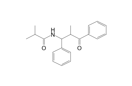 2-Methyl-N-(2-methyl-3-oxidanylidene-1,3-diphenyl-propyl)propanamide