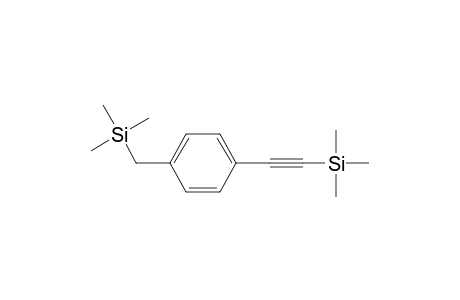 1-(Trimethylsilyl)ethynyl]-4-[(trimethylsilyl)methyl]-benzene