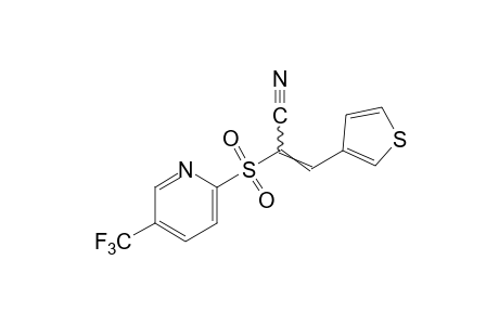 alpha-{[5-(trifluoromethyl)-2-pyridyl]sulfonyl}-3-thiopheneacrylonitrile