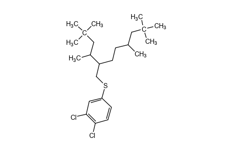 3,4-dichlorophenyl 5,7,7-trimethyl-2-(1,3,3-trimethylbutyl)octyl sulfide