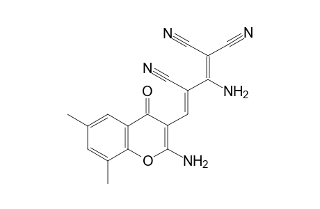 (3Z)-2-amino-4-(2-amino-6,8-dimethylchromon-3-yl)buta-1,3-diene-1,1,3-tricarbonitrile