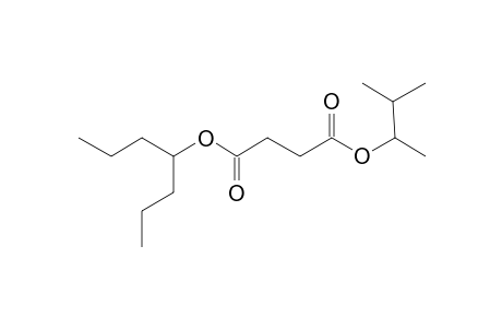 Succinic acid, 3-methylbut-2-yl 4-heptyl ester