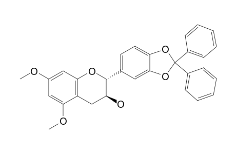 (2R,3S)-2-(2,2-Diphenylbenzo[1,3]dioxol-5-yl)-5,7-dimethoxychroman-3-ol