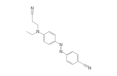 p-{{p-[(2-cyanoethyl)ethylamino]phenyl}azo}benzonitrile