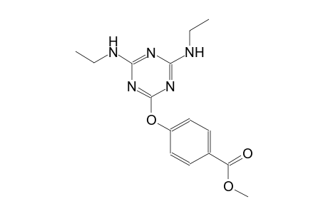 methyl 4-{[4,6-bis(ethylamino)-1,3,5-triazin-2-yl]oxy}benzoate