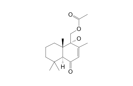 9,11-Dihydroxy-7-drimen-6-one, ac derivative