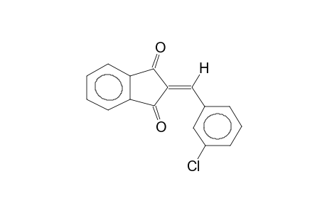 2-(3-CHLOROBENZAL)-1,3-INDANEDIONE