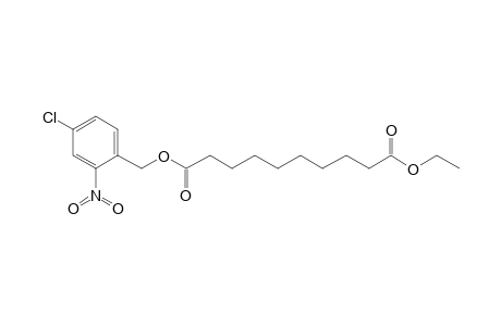 Sebacic acid, ethyl 2-nitro-4-chlorobenzyl ester