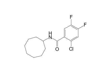 2-Chloro-N-cyclooctyl-4,5-difluorobenzamide