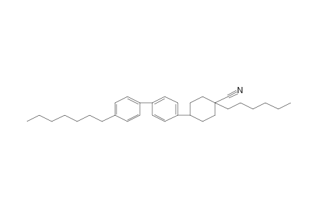 4-(4'-Heptyl[1,1'-biphenyl]-4-yl)-1-hexylcyclohexanecarbonitrile