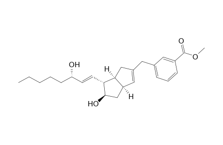 (1S,5S,6R,7R)-7-Hydroxy-6-[(E,S)-3-hydroxy-1-octenyl]-3-(3-methoxycarbonylbenzyl)bicyclo[3.3.0]-2-octene