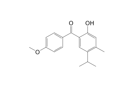 2-hydroxy-5-isopropyl-4'-methoxy-4-methylbenzophenone