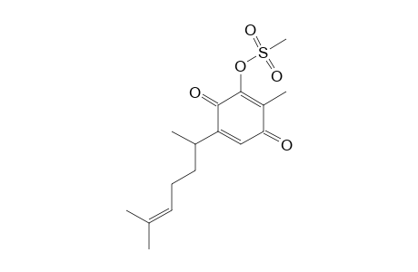 methanesulfonic acid [5-(1,5-dimethylhex-4-enyl)-3,6-diketo-2-methyl-1-cyclohexa-1,4-dienyl] ester