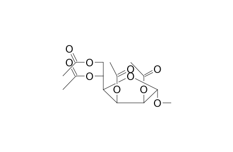 Methyl 2,3,5,6-tetra-O-acetylhexofuranoside