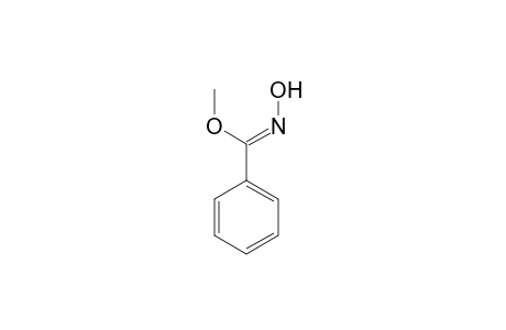 (Z)-N-hydroxybenzenecarboximidic acid methyl ester
