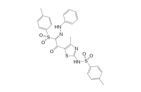 4-Methyl-N-(4-methyl-5-(2-(2-phenylhydrazono)-2-tosylacetyl)thiazol-2-yl)benzene-sulfonamide
