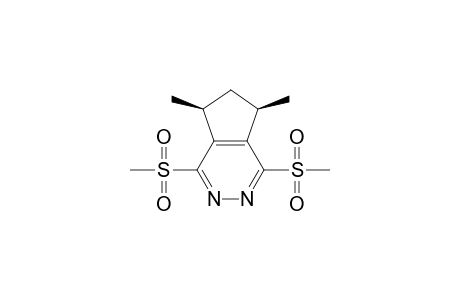 5H-Cyclopenta[d]pyridazine, 6,7-dihydro-5,7-dimethyl-1,4-bis(methylsulfonyl)-, cis-